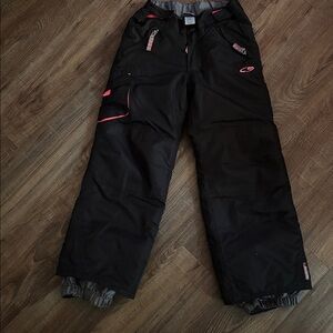 Champion Black/Pink Snow Pants